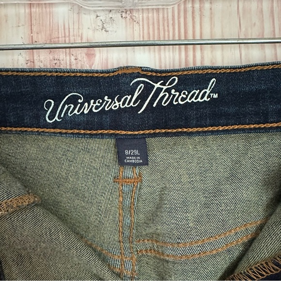 Universal Thread Dark Wash High Rise Jeggings Size 8 LONG - Picture 9 of 11